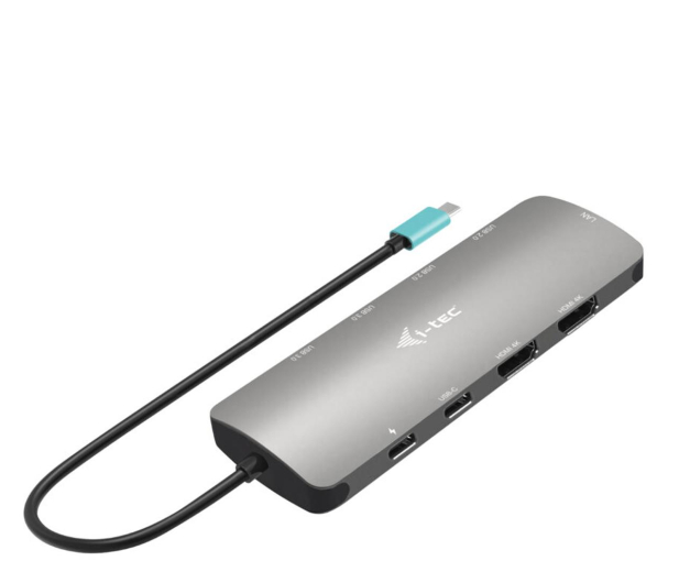 i-tec USB-C - Metal Nano 2x HDMI Display Docking Station PD 100W - 1196940 - zdjęcie 2